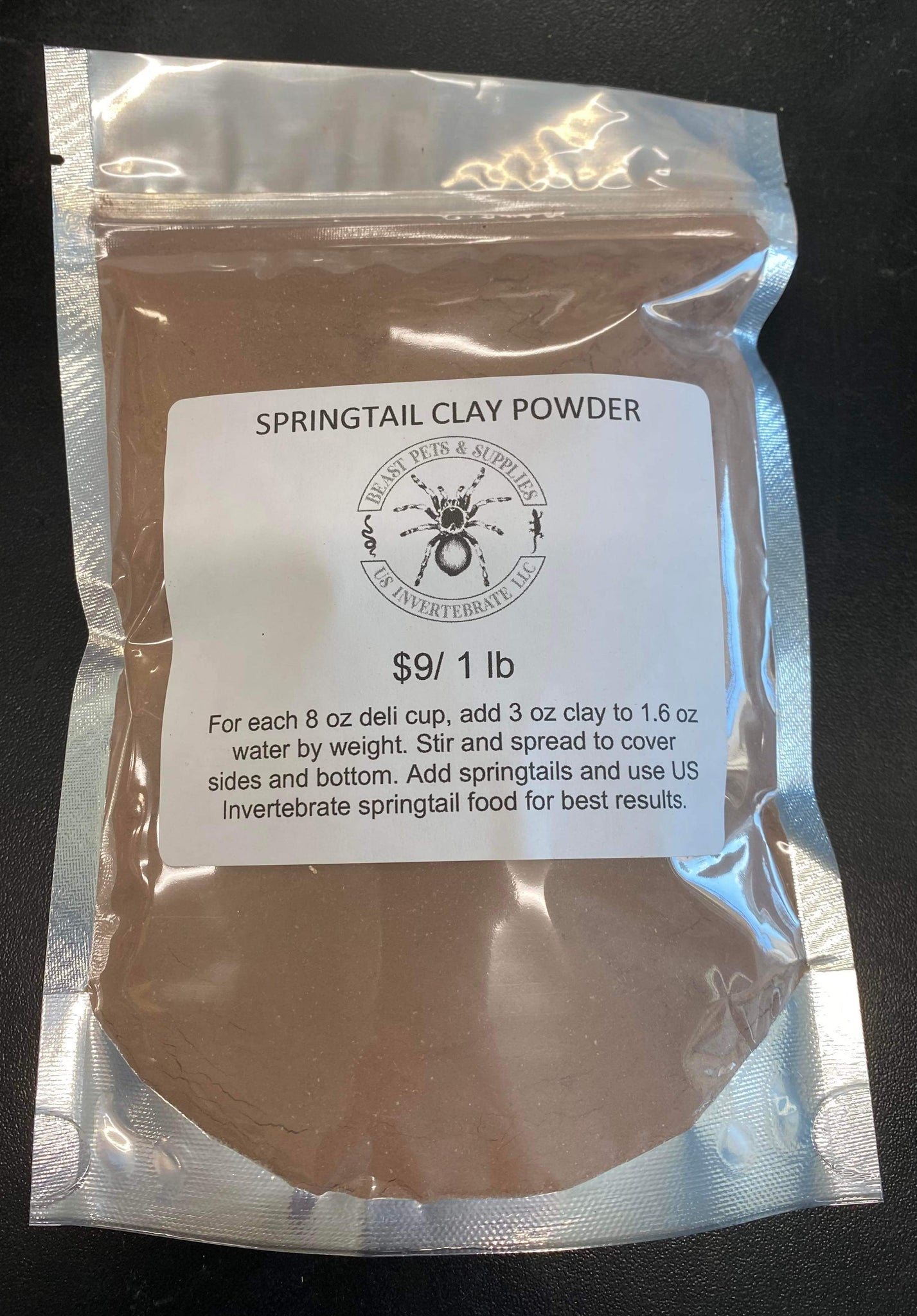 Springtail Clay Powder 1 lb – US Invertebrate LLC